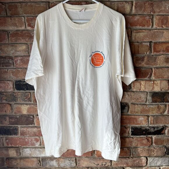 Vintage University of Virginia UVA Tennis Classic T-shirt Fruit of Loom USA XL - Picture 2 of 16